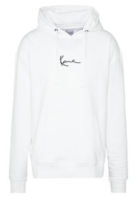 SIGNATURE HOODIE - Kapucni - white/black