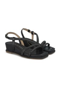 Alma en Pena Sandali con plateau - black