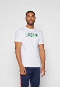 Lacoste Sport - GRAPHIC - Sports T-shirt - white Thumbnail Image 1