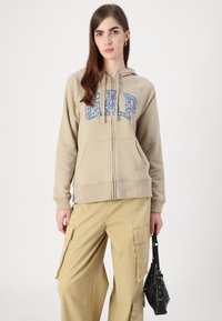 GAP HERITAGE - Mikina s kapucí - khaki beige