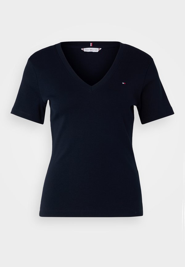 SLIM CODY V NECK - Basic T-shirt - desert sky2