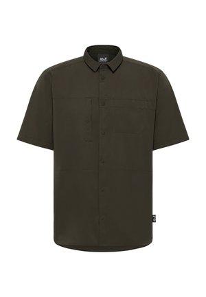 Jack Wolfskin, SIERRA CANYON SS SHIRT M - Chemise - obsidian moss