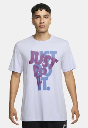 T-shirt con stampa - purple