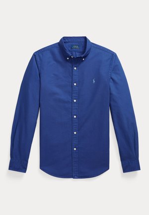 Polo Ralph Lauren SLIM FIT GARMENT-DYED OXFORD SHIRT - Πουκάμισο - blue