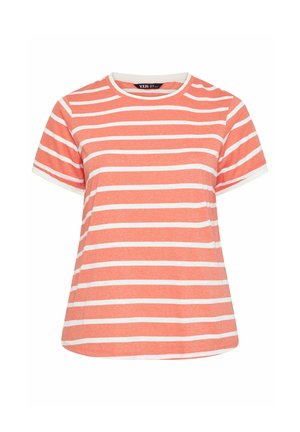Yours Clothing, PLUS SIZE BASIC T-SHIRTS - T-shirts print - pale orange