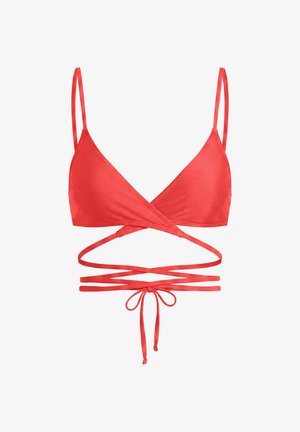 WRSTBHVR, WRSTBHVR SWIMWEAR HOLLY TOP - Top de bikini - cherry tomato