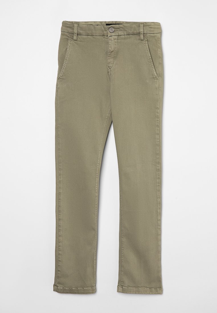 Replay Slim fit jeans olijfgroen