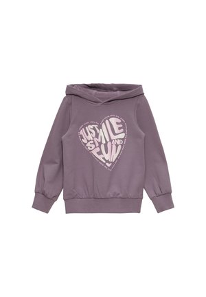 IMPRIMÉ MOUSSE SCINTILLANT - Sweat à capuche - flieder