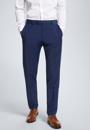 MERCER - BAUKASTEN HOSE - Suit trousers - marina blau