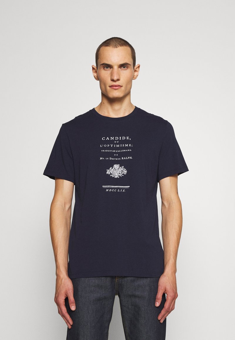 Zadig & Voltaire TOMMY ZADIG - Print T-shirt - encre/dark blue ...