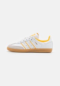 adidas Originals SAMBA UNISEX - Tenisice - crystal white/footwear white/crew yellow