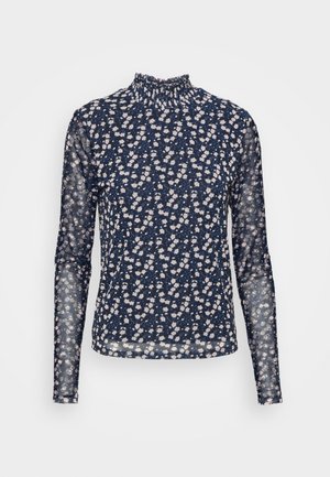 VIGORGEOUS HIGH NECK - Blouse - navy blazer