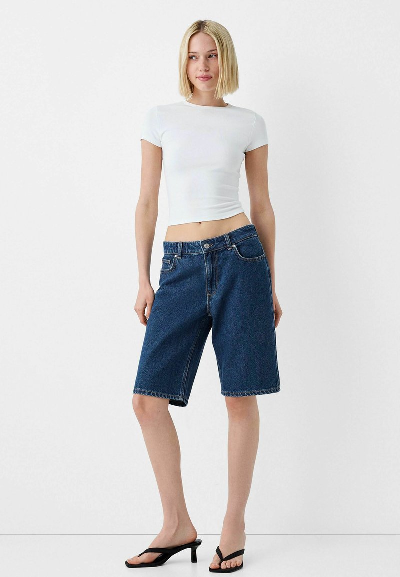 Bershka Jeansshort koningsblauw