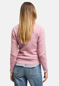 GANT STRETCH C NECK - Maglione - dusty pink
