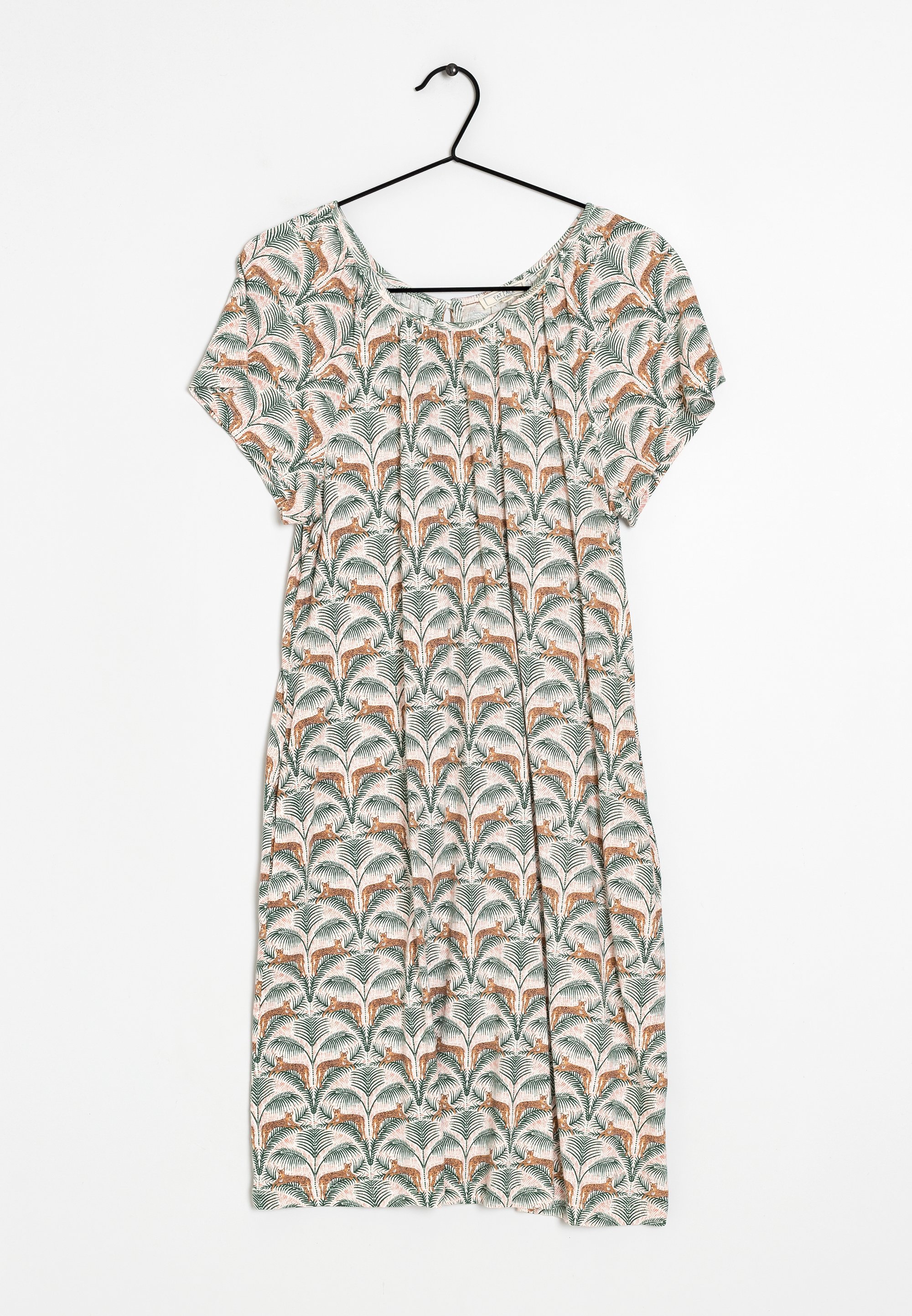 FatFace Day dress - dark green brown orange/dark green - (Pre-owned) -  Zalando.ie