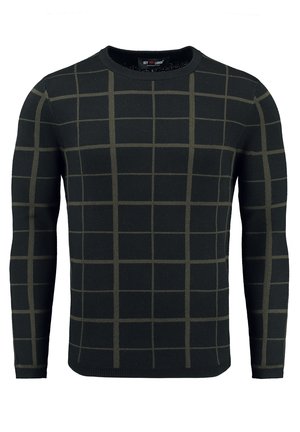 MST CANYON ROUND NECK - Strickpullover - black
