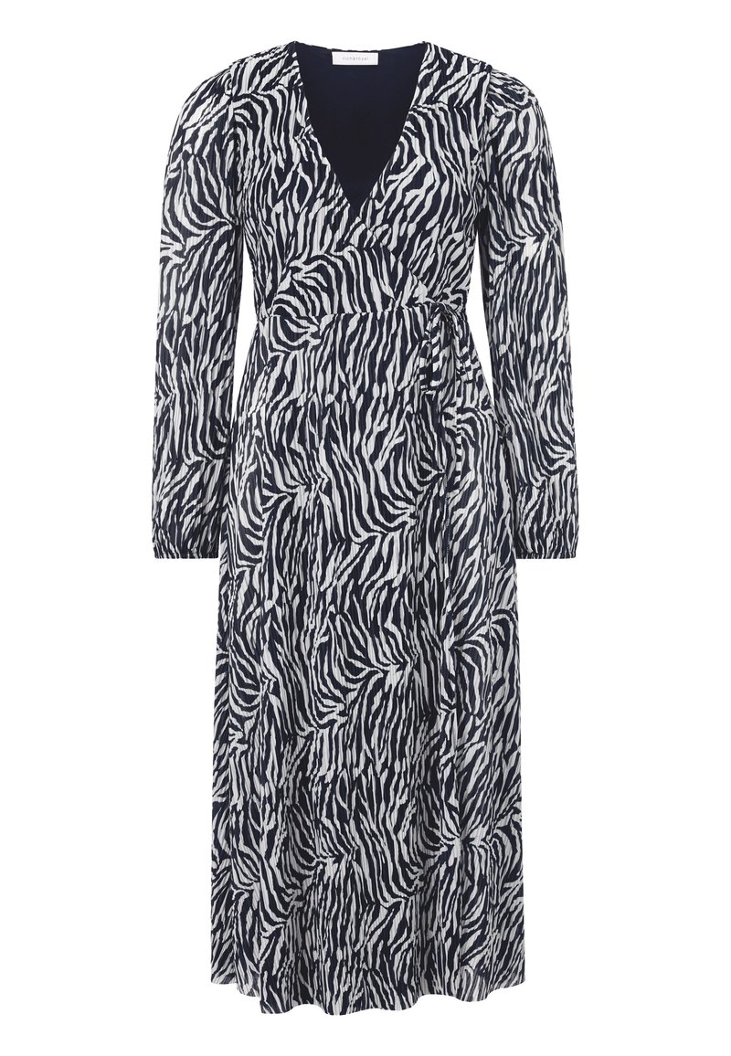 Rich & Royal IM ZEBRA LOOK - Freizeitkleid - midnight blue/dunkelblau ...