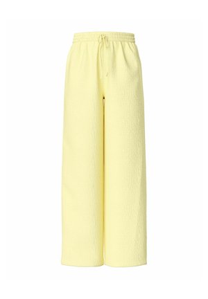 Pieces, Wide-leg PCSASTINA HW musselin - Püksid - french vanilla