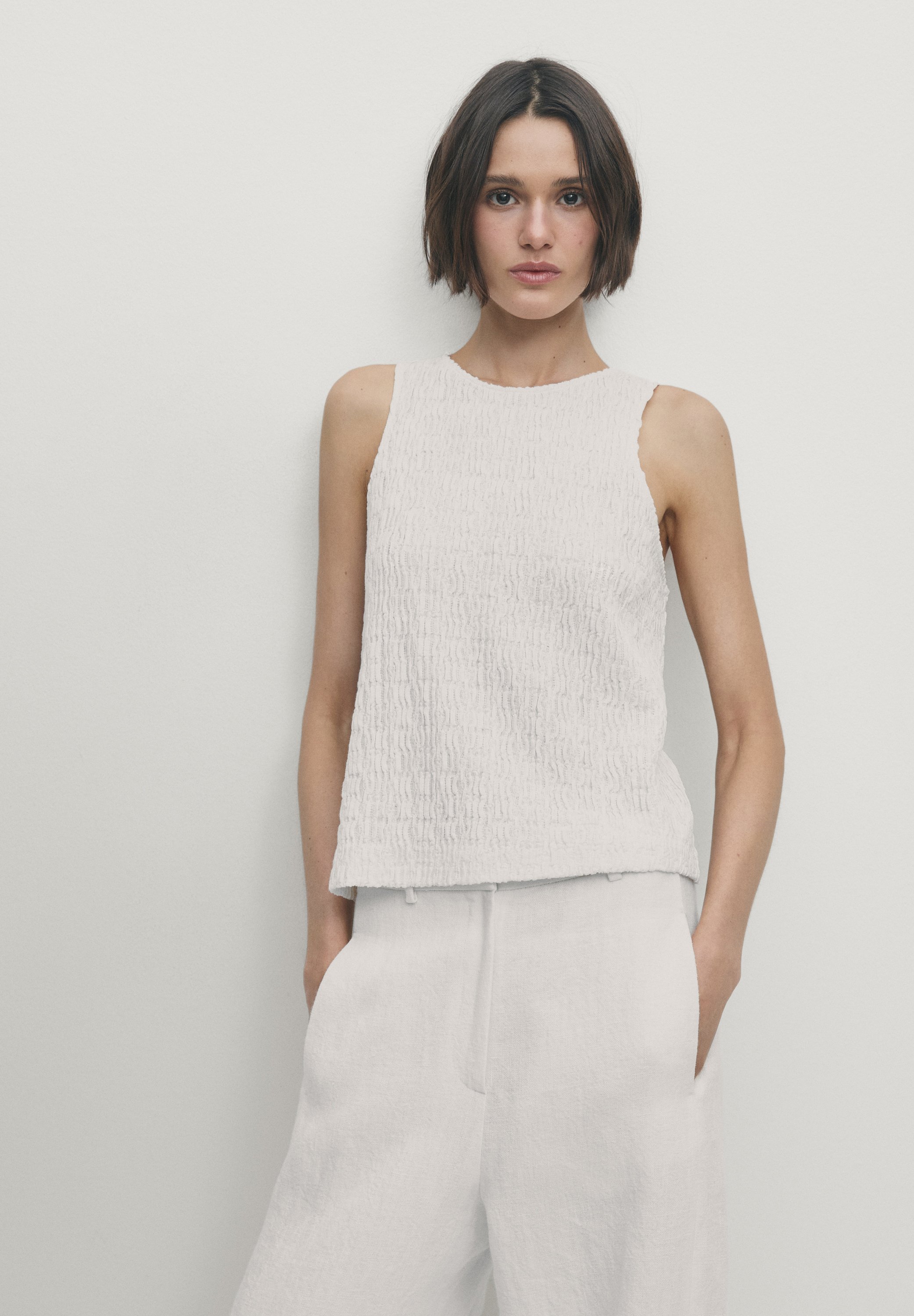 Bermuda Femme Massimo Dutti – Taille 38 – Beige Rosé – Neuf Avec étiquettes – Style Casual