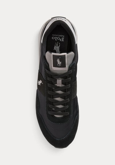 Polo Ralph Lauren TRAIN 89 SUEDE PANELED SNEAKER UNISEX - Matalavartiset tennarit - black/grey