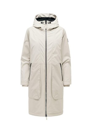 LANG EDELUMHANG - Parka - bone