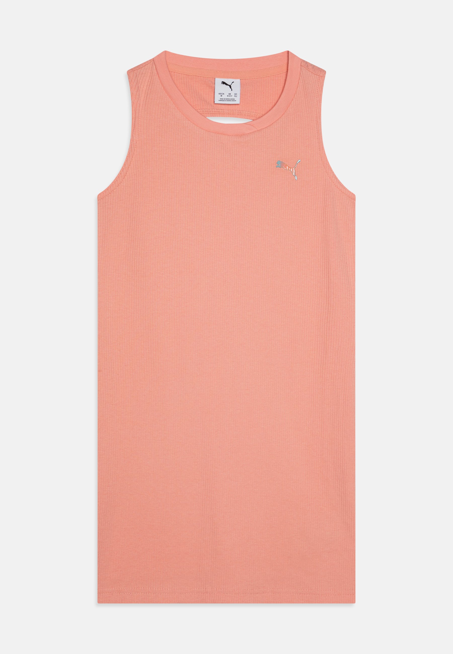 Puma VIBE TANK DRESS Jurk pink fruit/abrikoos