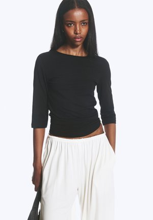 Weekday T-shirt à manches longues - black