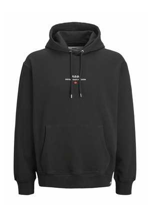 R.D.D. ROYAL DENIM DIVISION GEDRUCKT  - Hoodie - black