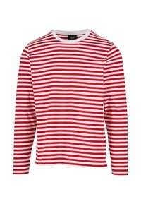 STRIPE - Top s dlhým rukávom - red white
