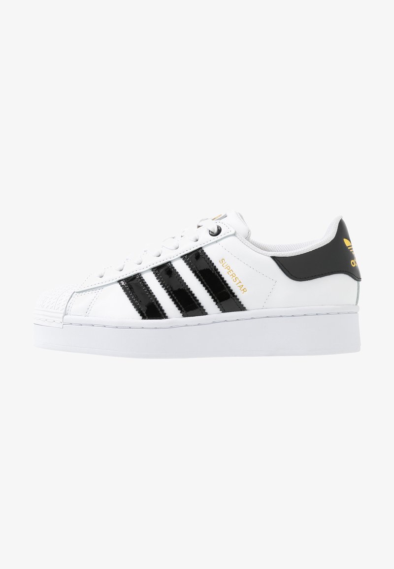 Adidas Originals Superstar Bold Trainers Footwear White Clear Black Gold Metallic White Zalando Co Uk
