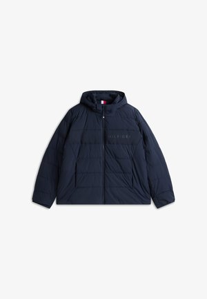 Tommy Hilfiger, BT-DETACH HOODED BRANDED PUFFER - Veste d'hiver - navy blue