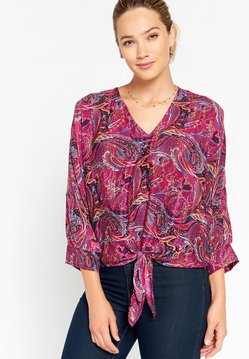 LolaLiza WITH PAISLEY - Bluse - fuchsia