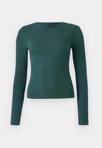 CROP CREW - Top dugih rukava - deep hunter