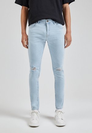 Jeans Skinny - mottled light blue