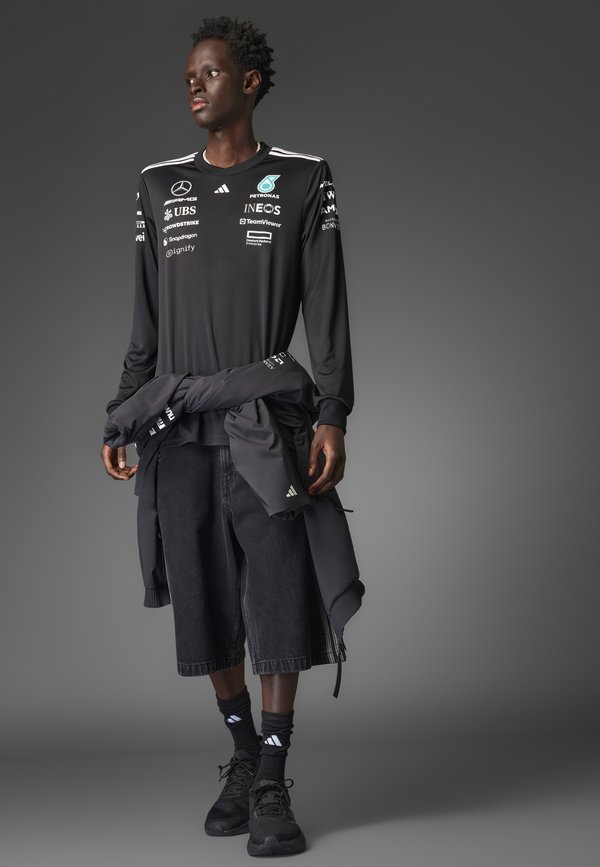 MERCEDES - AMG PETRONAS FORMULA ONE TEAM DRIVER LONG SLEEVE BLACK MEN - Long sleeved top3
