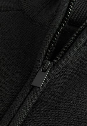 Next ZIP THROUGH - Polo shirt - black