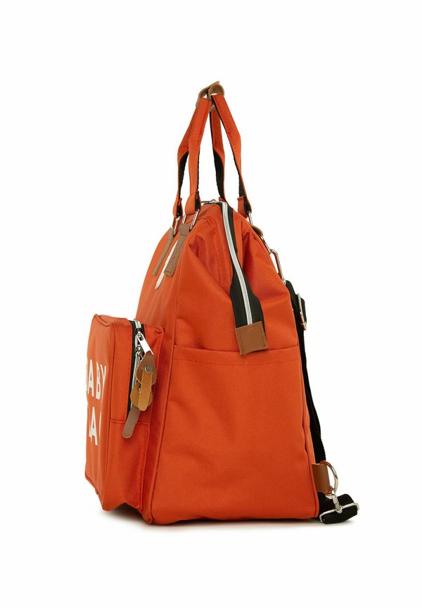 BABY BAG PRINTED DIAPER BAG BACKPACK – Wickeltasche – orange