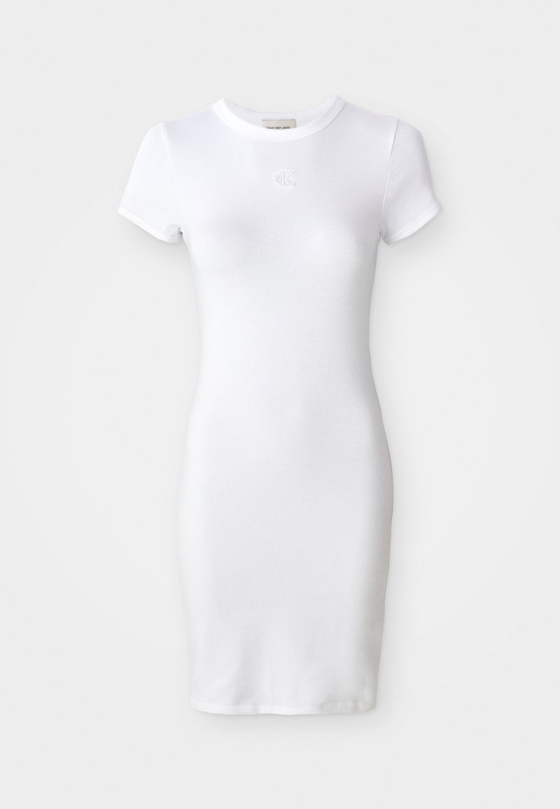 Calvin Klein Jeans Jerseyjurk wit