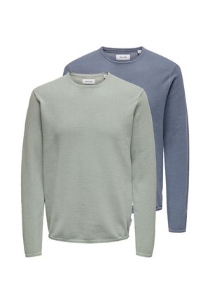 2 PACK - Trui - blau   grün