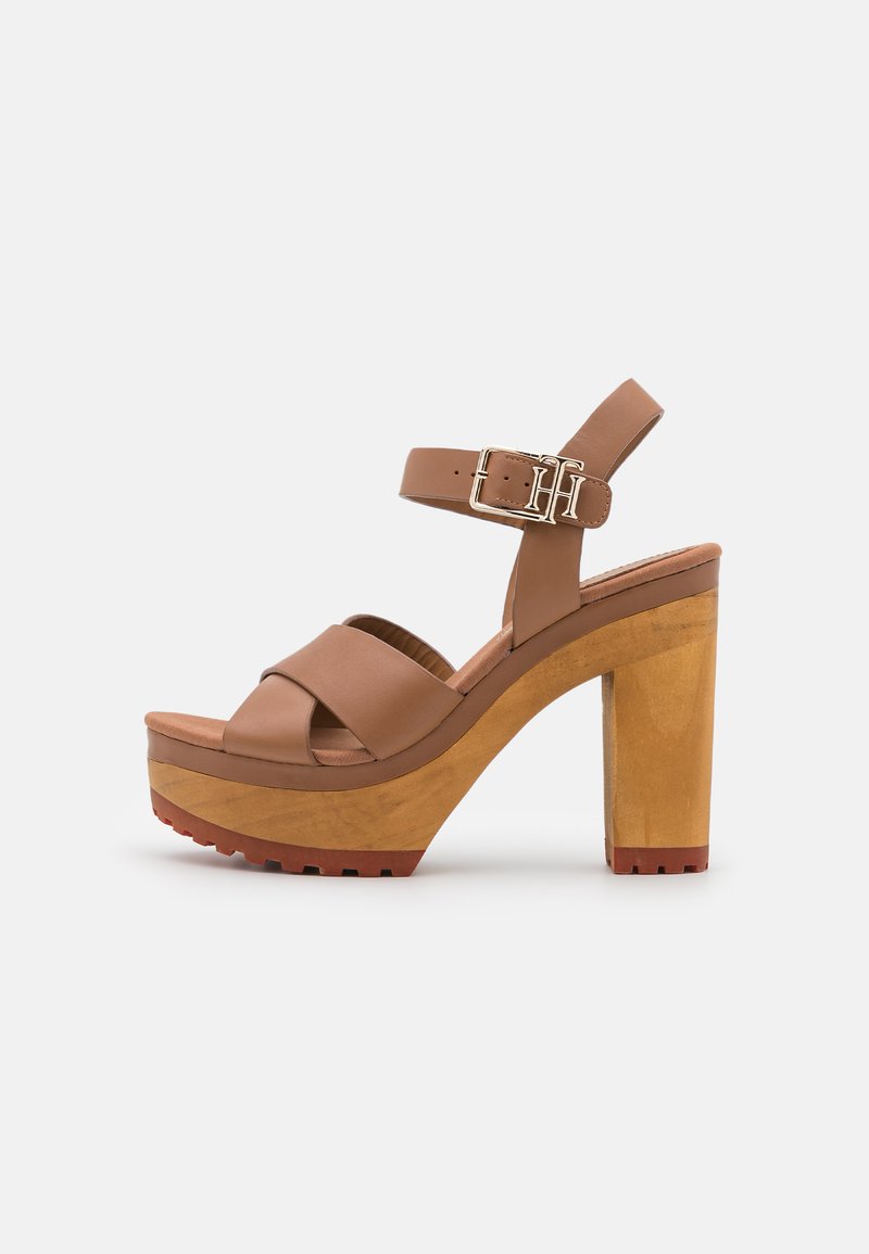 women's high heel clogs