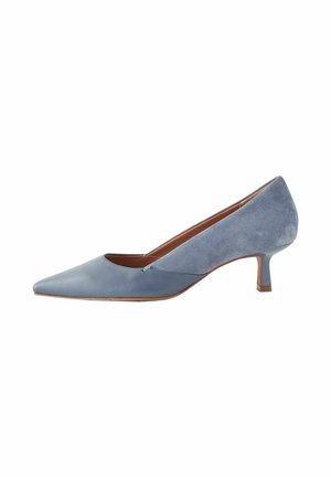 FOREVER COMFORT WITH MOTIONFLEX POINT TOE KITTEN HEEL COURT - REGULAR FIT - Escarpins - blue