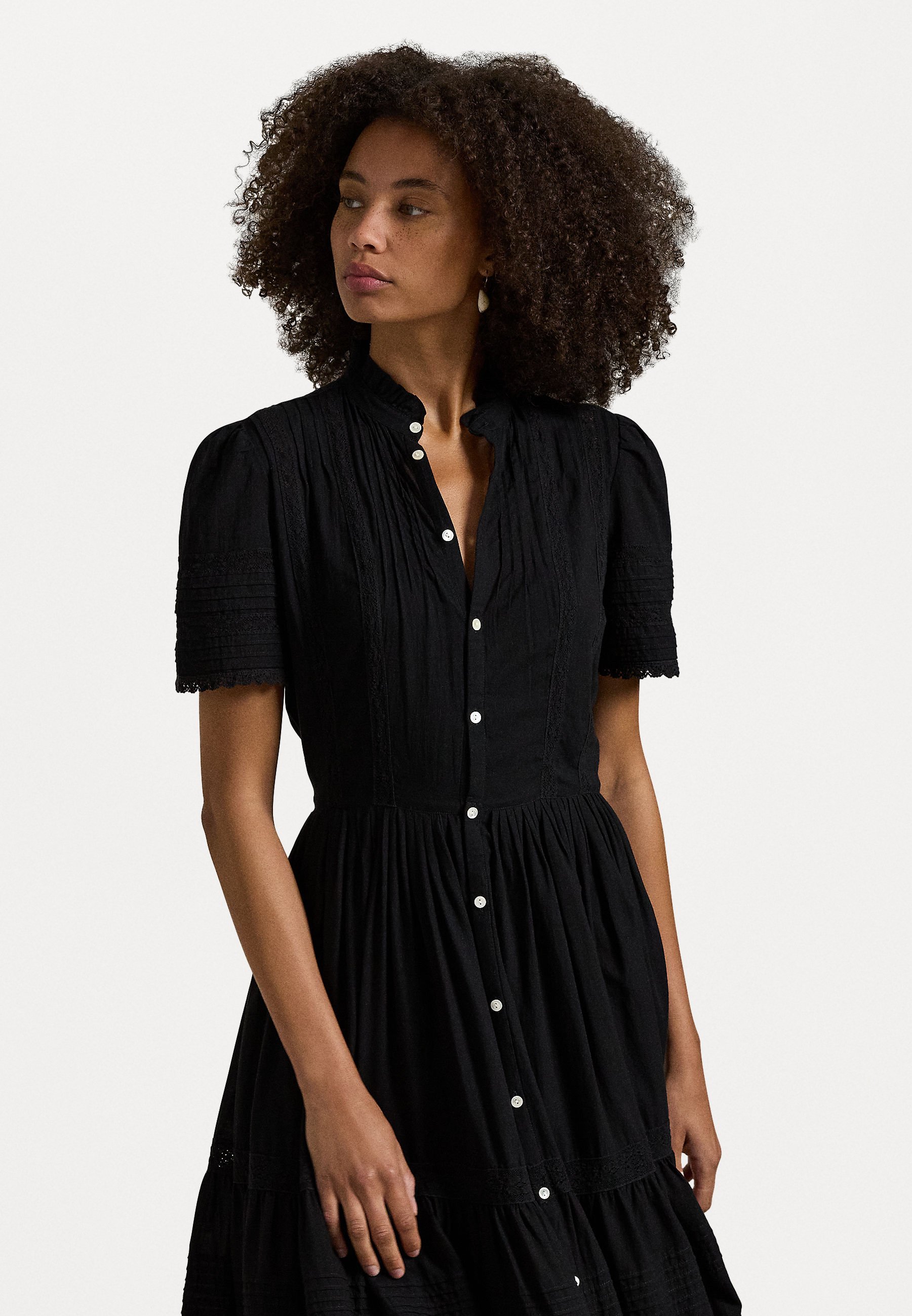 Polo Ralph Lauren MARB SHORT DRESS - Maxi dress - polo black/black - Zalando