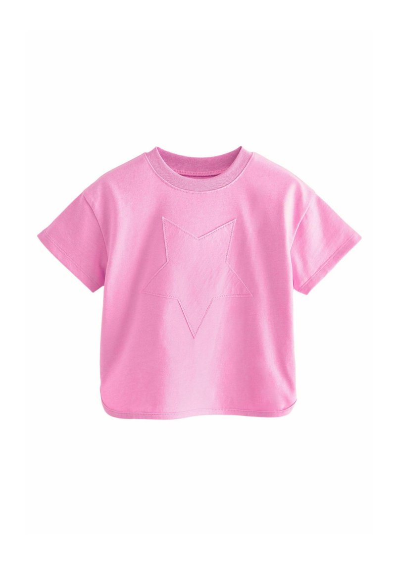 Next SHORT SLEEVE APPLIQUÉ - REGULAR FIT - T-shirts print - pink