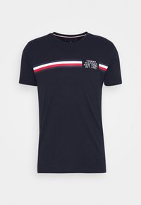 Tommy Hilfiger Triko s potiskem - dark blue
