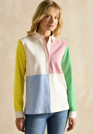 Joules, REGULAR FIT - FALMOUTH HOTCH POTCH COLLARED RUGBY - Langarmshirt - multi