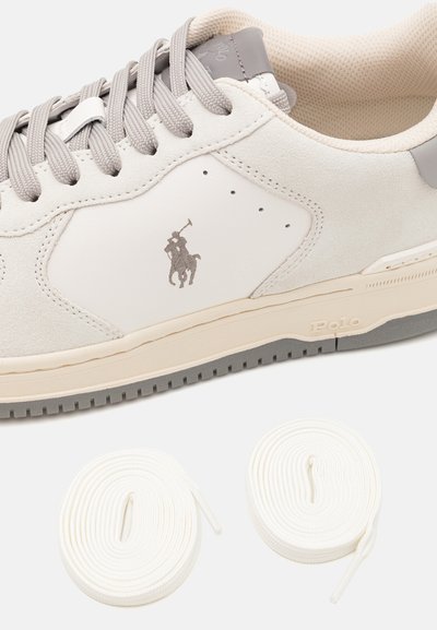 Polo Ralph Lauren MASTERS COURT LEATHER SUEDE SNEAKER UNISEX - Trainers - deckwash white/grey