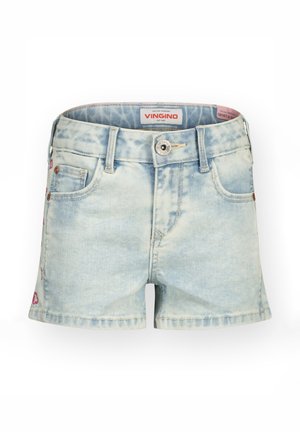 DAFINA BLOSSOM - Jeans Shorts - light bleach