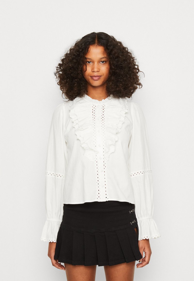 YAS YASSCARLA SHIRT - Hemdbluse - star white/wei - Zalando.de
