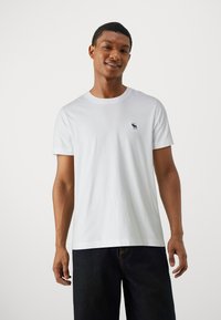 Abercrombie & Fitch CREW 3 PACK - Βασικό μπλουζάκι - white