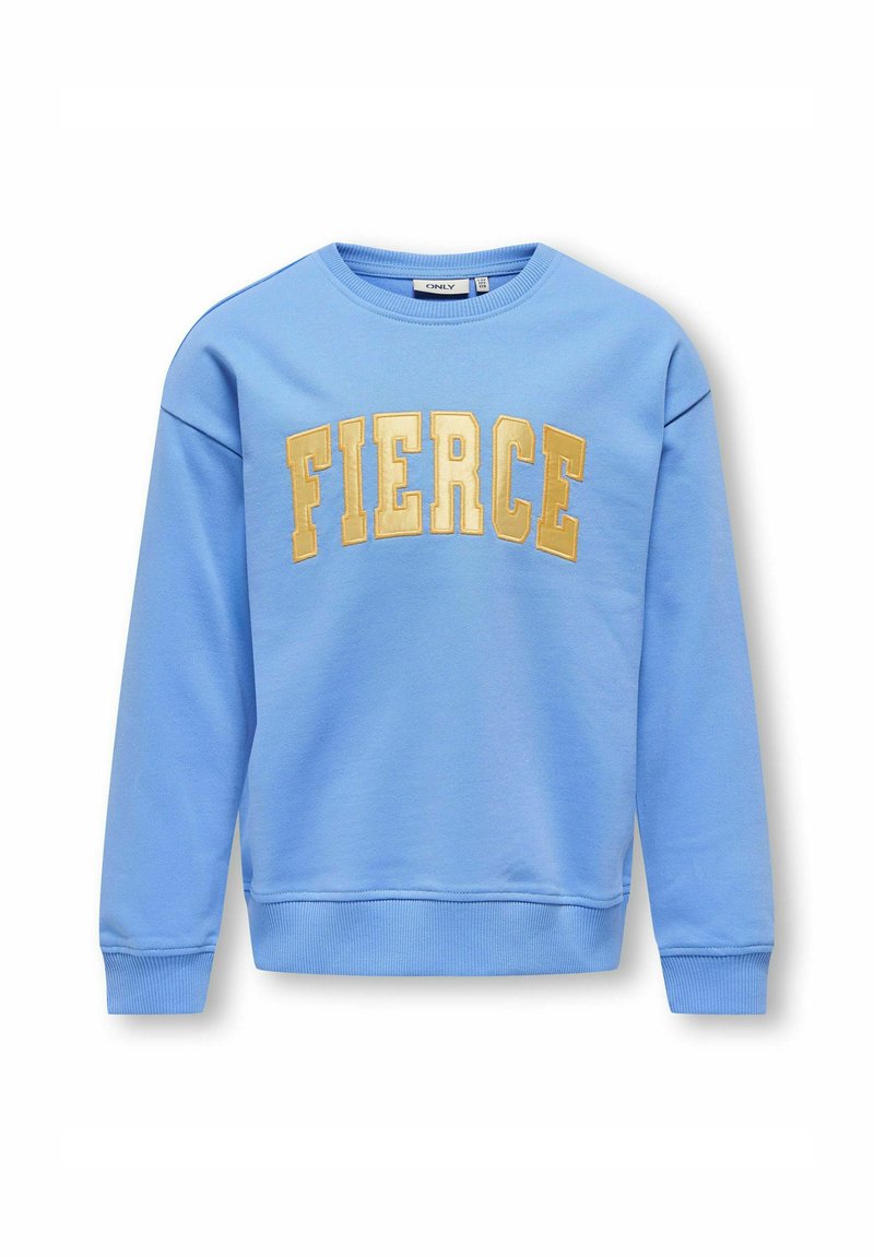 ONLY GIRLS NORMAL GESCHNITTEN RUNDHALS TIEF ANGESETZTE SCHULTER - Sudadera - azure blue